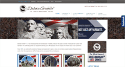 Desktop Screenshot of dakotagranite.com